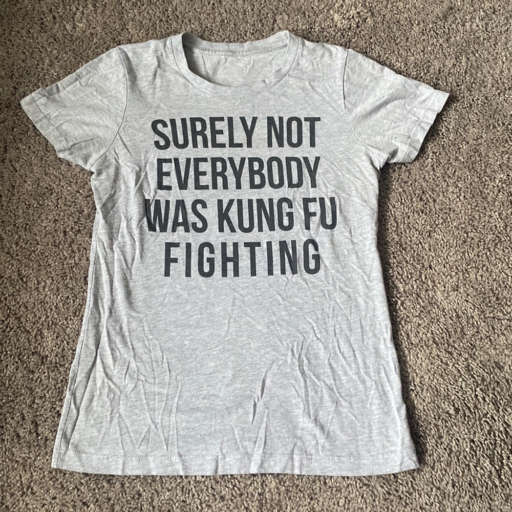 Surely not everybody was kung foo fighting t shirt